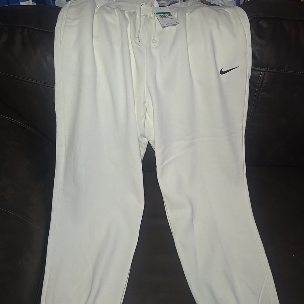 NWT Nike Sportswear Women's Loose Fit Mid-Rise Cotton Joggers XL Plus Gray